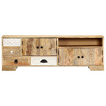 TV Cabinet 4 Drawers Solid Mango Wood
