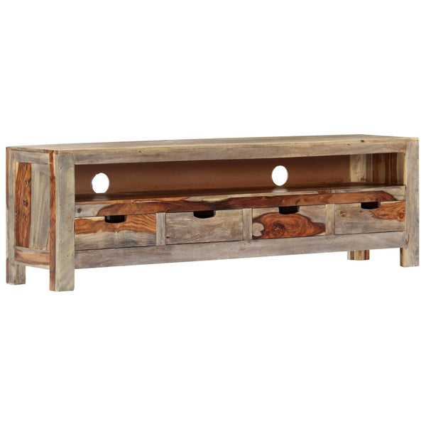  TV Cabinet Storage Unit Solid Sheesham Wood