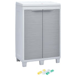 Garden Dustbin with 3 Bags Light Grey