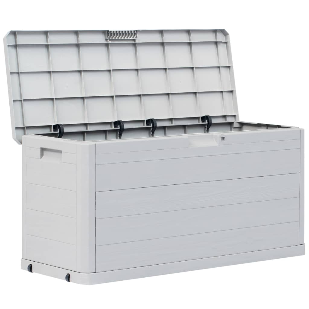 Garden Storage Box Light Grey