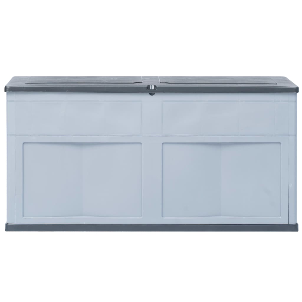 Garden Storage Box  Grey Black