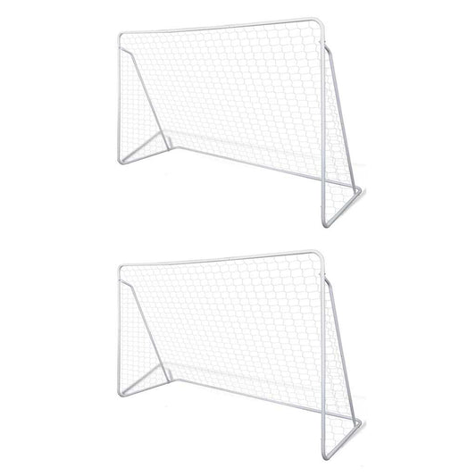 Football Goal Nets Steel 2 pcs