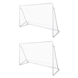 Football Goal Nets Steel 2 pcs