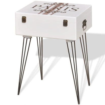 2 pcs Bedside Cabinets White