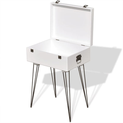 2 pcs Bedside Cabinets White