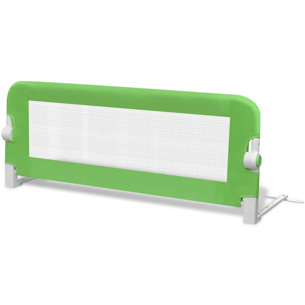 Toddler Safety Bed Rail 2 pcs Green - 102×36.5×42cm