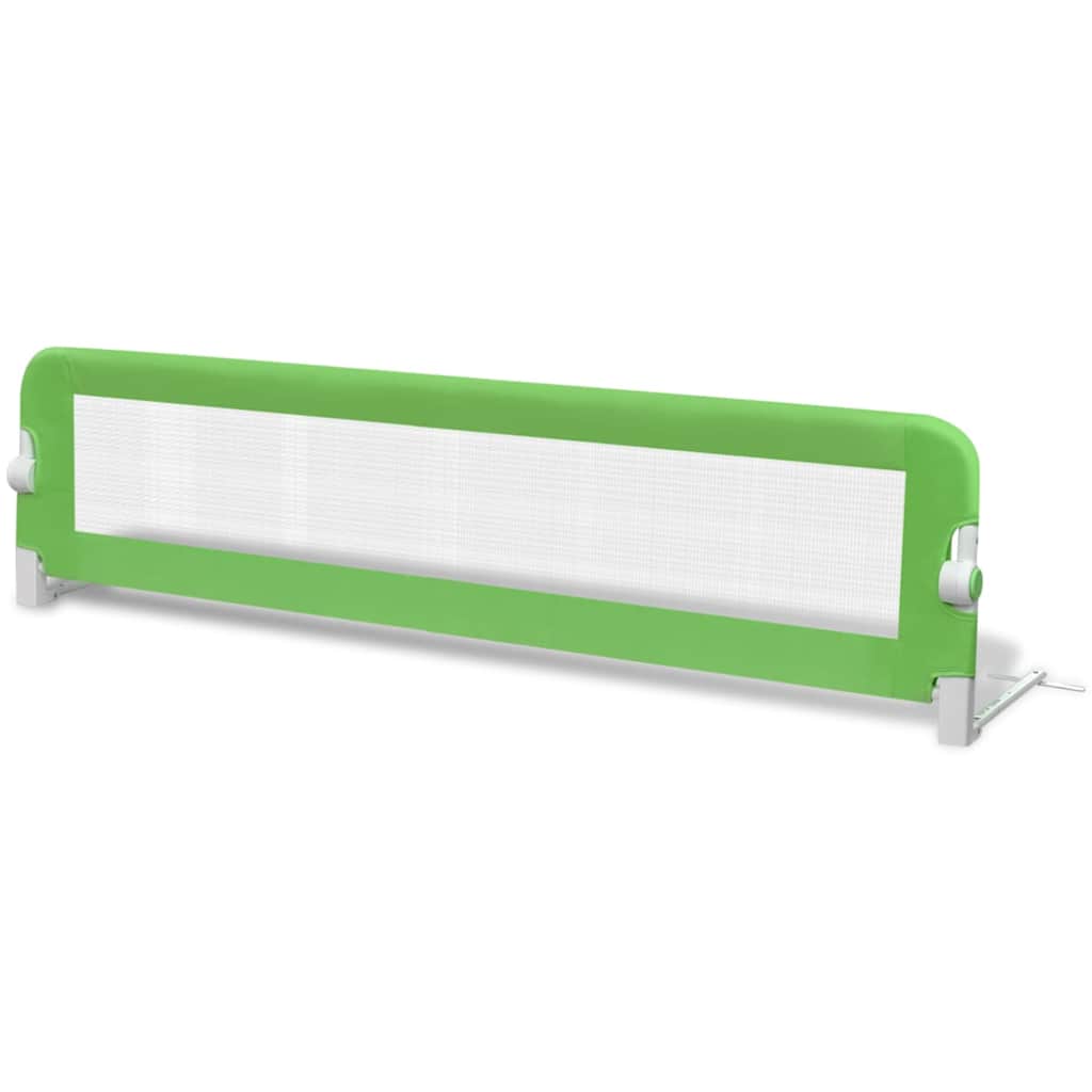 Toddler Safety Bed Rail 2 pcs Green - 150×36.5×42cm