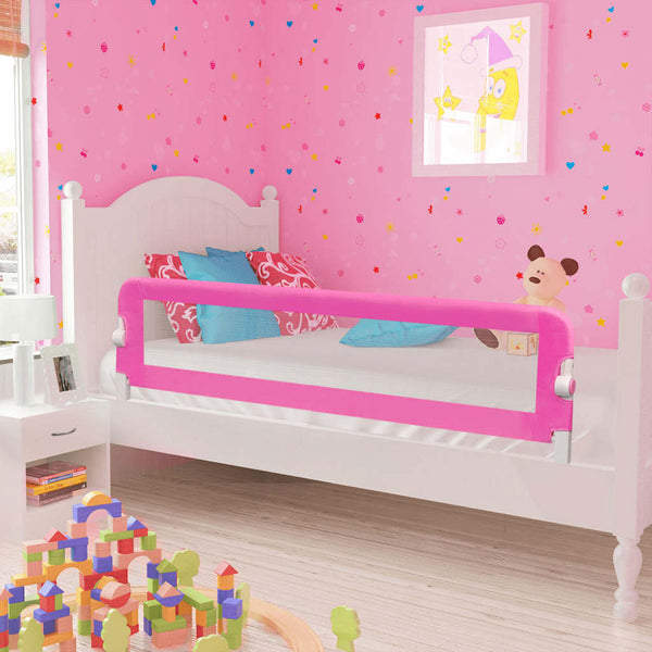  Toddler Safety Bed Rail 2 pcs Pink