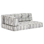 Pallet Sofa Cushion Grey Fabric Patchwork