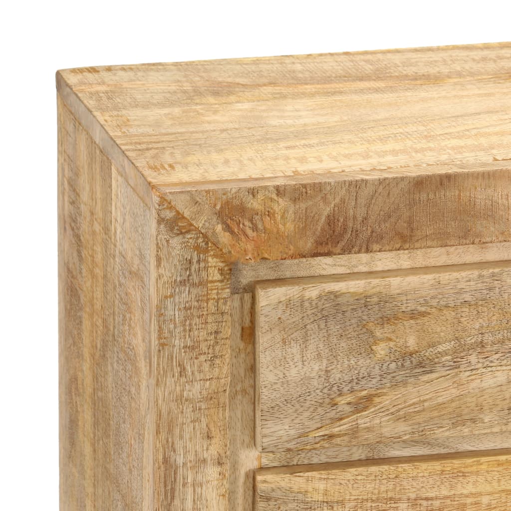 Wooden Sideboard Natural Finish 120x30x75cm