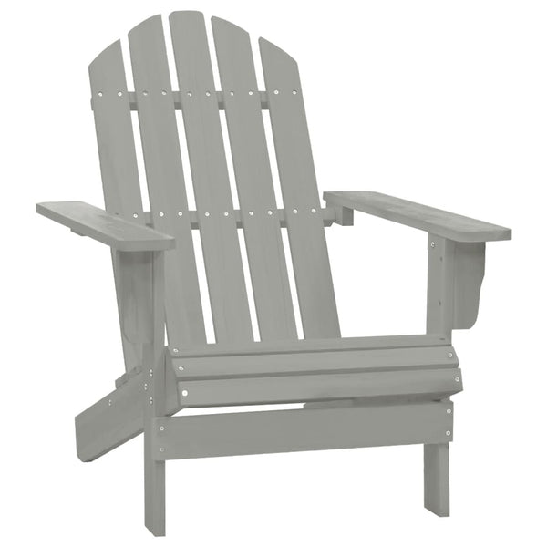  Garden Chair Wood Grey
