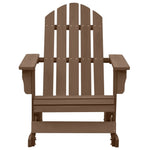 Garden Rocking Chair Wood Brown