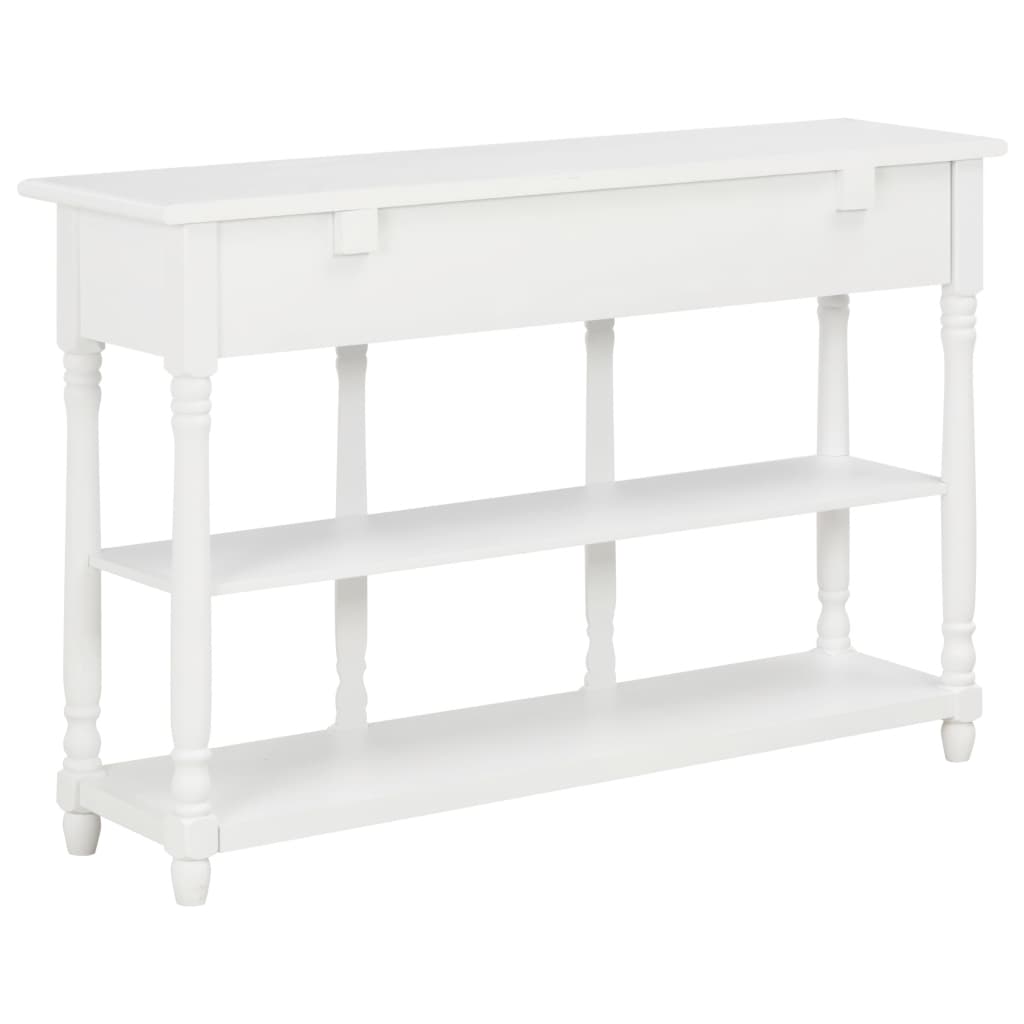 Console Table MDF White - 120×30×76cm