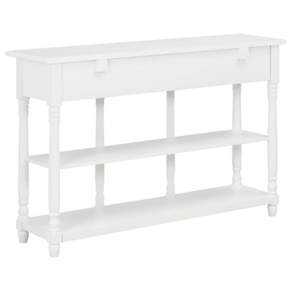 Console Table MDF White - 120×30×76cm