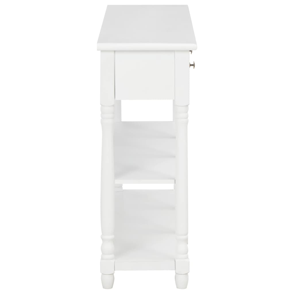 Console Table MDF White - 120×30×76cm