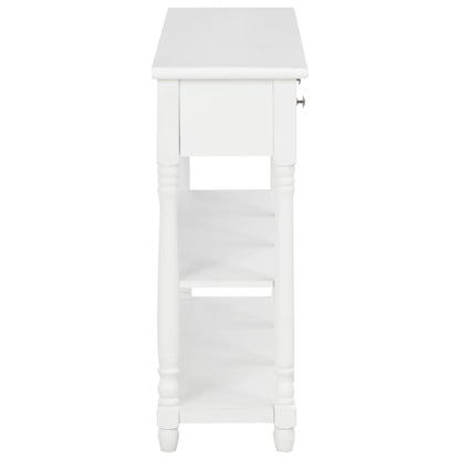 Console Table MDF White - 120×30×76cm