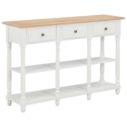 Console Table White MDF