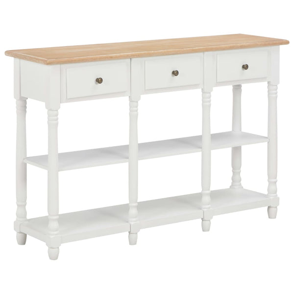  Console Table White MDF