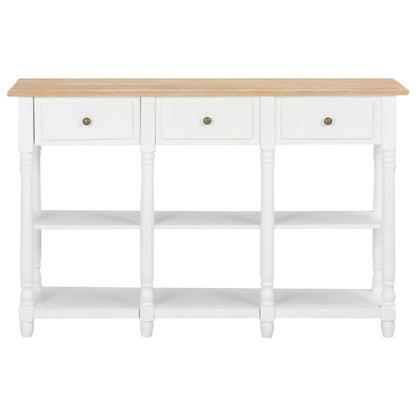 Console Table White MDF
