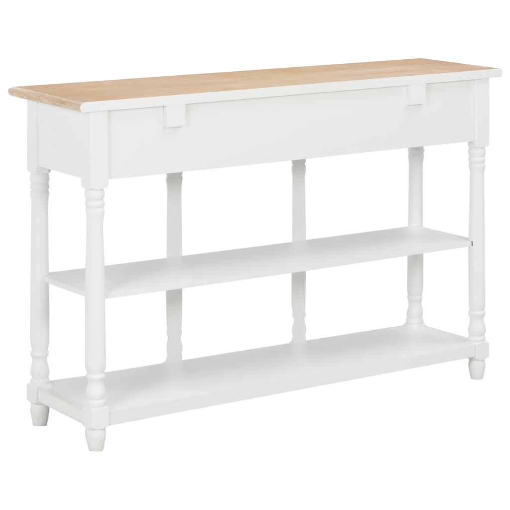 Console Table White MDF