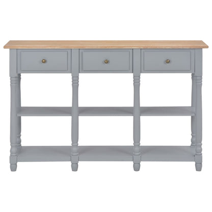 Console Table Grey MDF