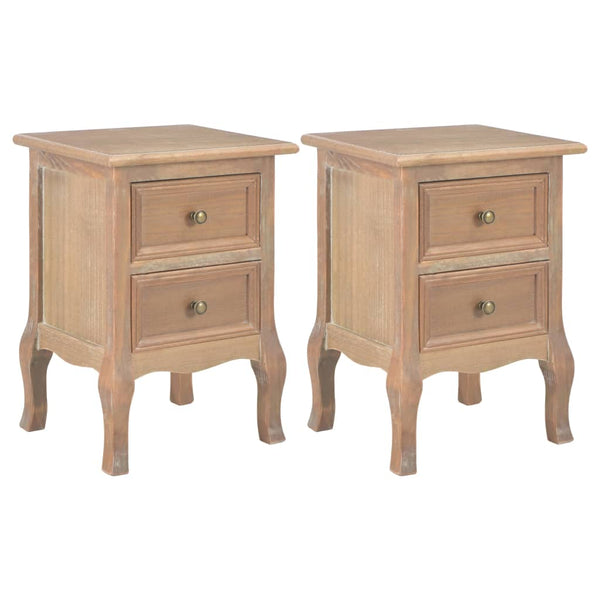  Bedside Cabinets 2 pcs MDF