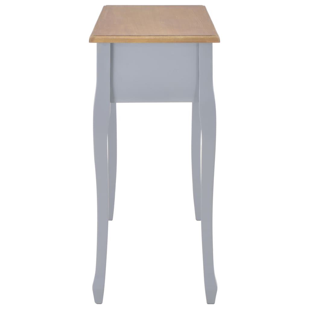 Dressing Console Table with 3 Drawers Grey