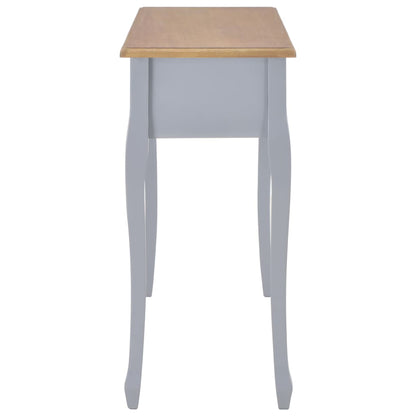 Dressing Console Table with 3 Drawers Grey