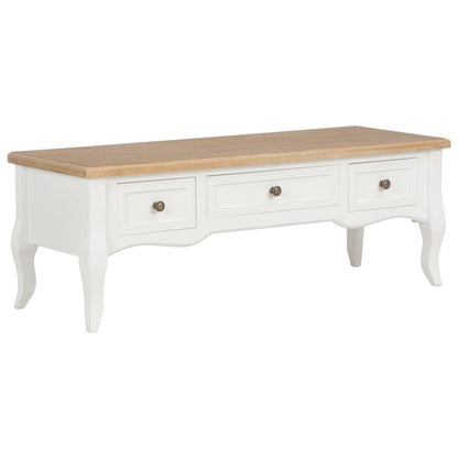 TV Cabinet White Wood