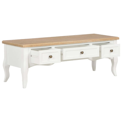 TV Cabinet White Wood