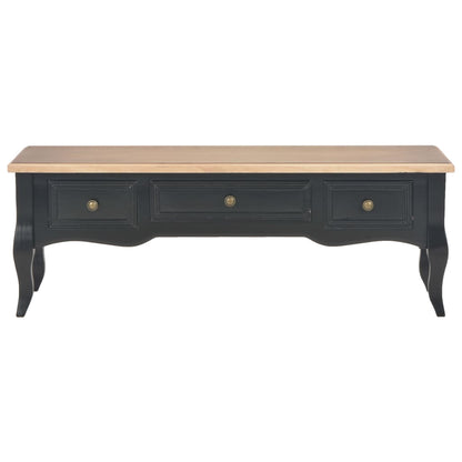 TV Cabinet Black Wood