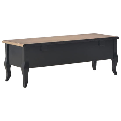 TV Cabinet Black Wood