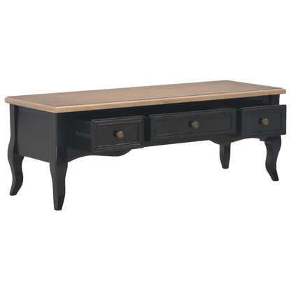 TV Cabinet Black Wood