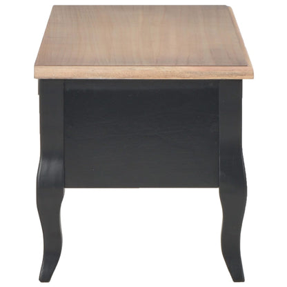 TV Cabinet Black Wood
