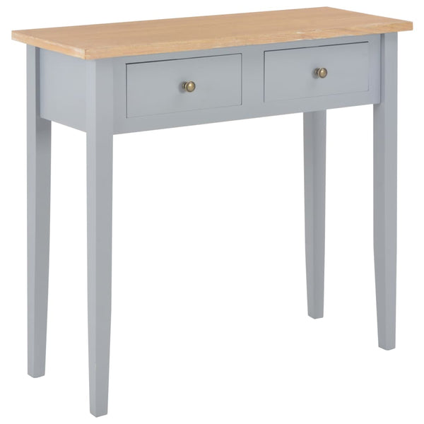  Dressing Console Table Grey Wood