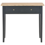 Dressing Console Table Black Wood