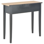 Dressing Console Table Black Wood