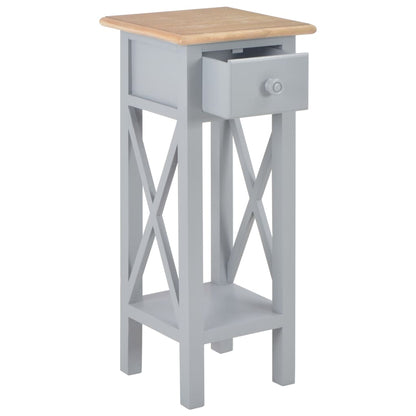 Side Table Grey Wood