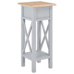 Side Table Grey Wood