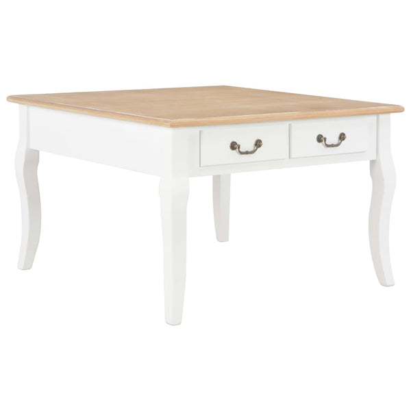  Coffee Table White Wood