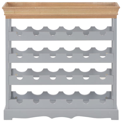 Wine Cabinet Grey MDF