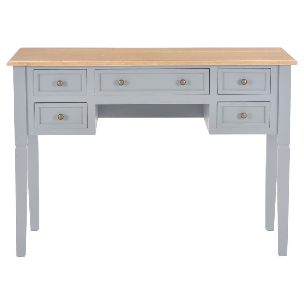 Writing Desk Grey Wood
