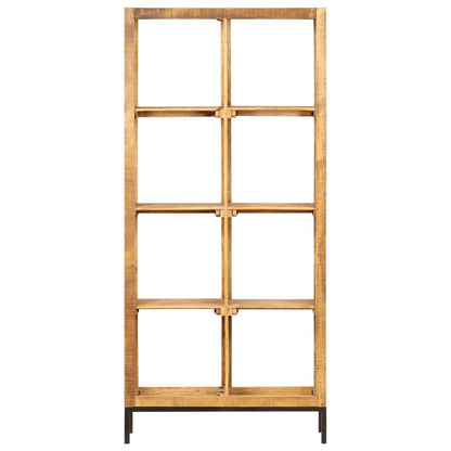 Bookshelf Solid Mango Wood - 80×25×175cm