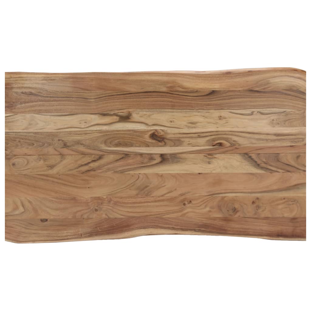 Dining Table Solid Acacia Wood - 140×80×76cm