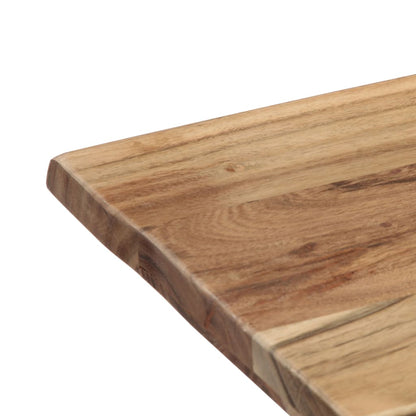 Dining Table Solid Acacia Wood - 140×80×76cm