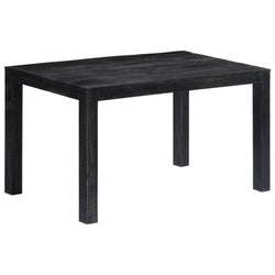 Dining Table Black  Solid Mango Wood
