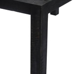 Dining Table Black  Solid Mango Wood