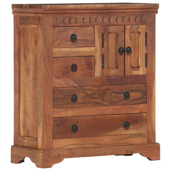  Sideboard Storage Solid Acacia Wood