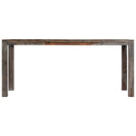 Dining Table Solid Sheesham Wood Grey