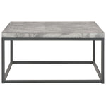 Coffee Table 75x75x38 cm Concrete Look